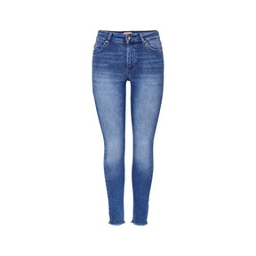 Only Blaue Baumwoll-Skinny-Jeans