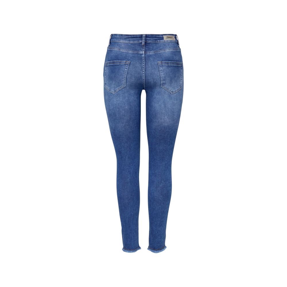Only Blaue Baumwoll-Skinny-Jeans