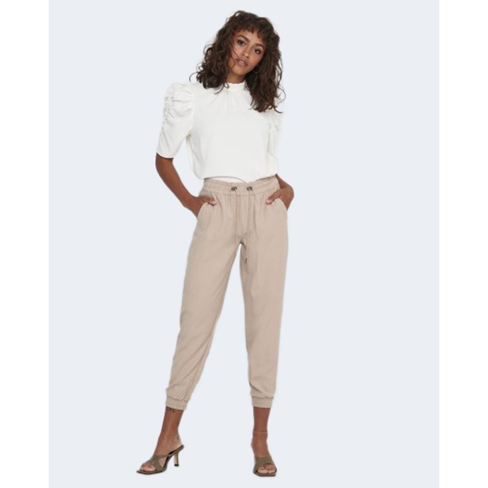Only Beige Viskosehose