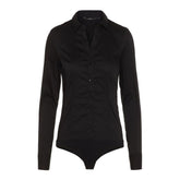 Vero Moda Schwarzer Baumwoll-Bodysuit