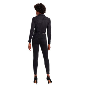Vero Moda Schwarzer Baumwoll-Bodysuit