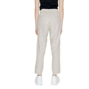 Only Beige Leinenhose
