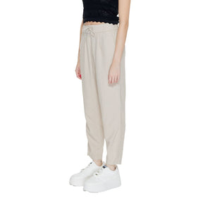 Only Beige Leinenhose