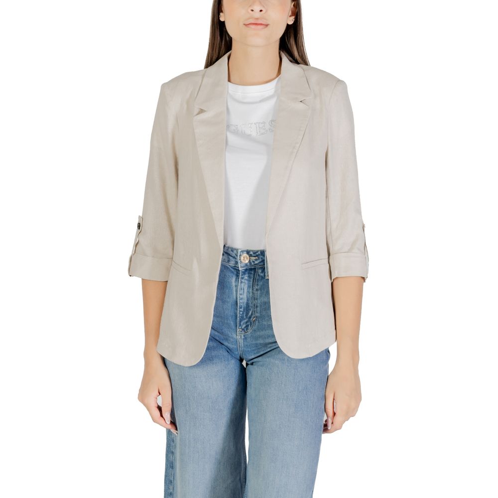 Only Beige Leinenblazer
