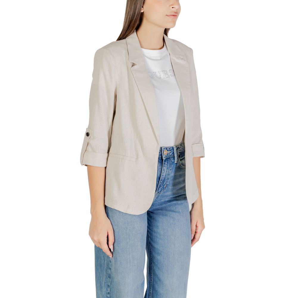 Only Beige Leinenblazer