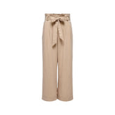 Only Beige Viskose-Hose