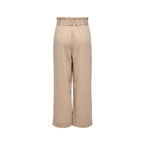 Only Beige Viskose-Hose