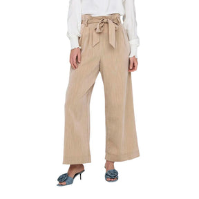 Only Beige Viskose-Hose