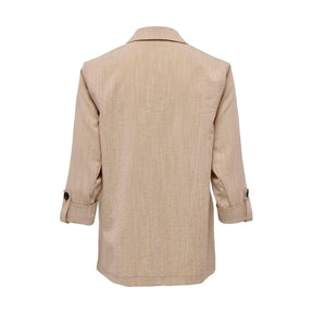 Only Beige Viskose-Blazer