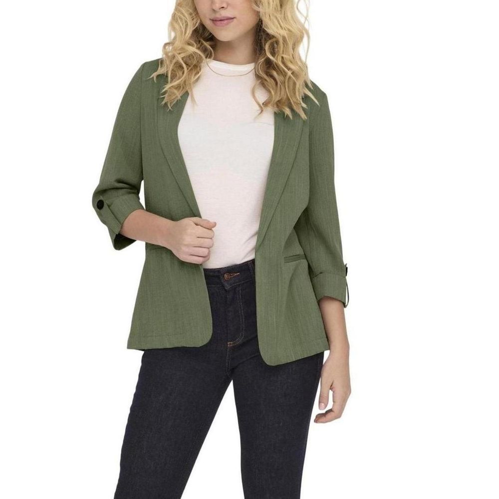 Only Grüner Viskose-Blazer