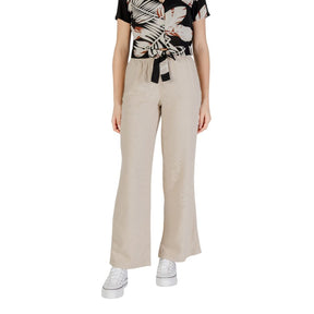Only Beige Leinenhose