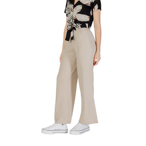 Only Beige Leinenhose