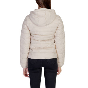 Only Beige Nylon Jacken &amp
