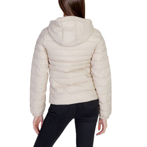 Only Beige Nylon Jacken &amp