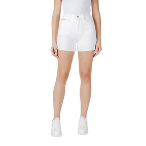 Calvin Klein Jeans Weiße Baumwollshorts