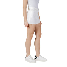 Calvin Klein Jeans Weiße Baumwollshorts