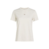 Calvin Klein Jeans Beige T-Shirt aus recycelter Baumwolle