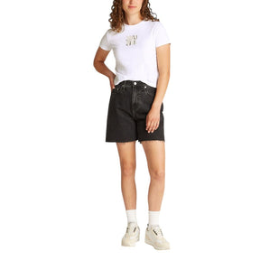 Calvin Klein Jeans Weißes T-Shirt aus recycelter Baumwolle