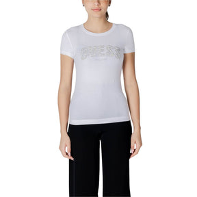 Guess T-Shirt aus weißer Baumwolle