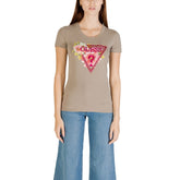 Guess T-Shirt aus grüner Baumwolle