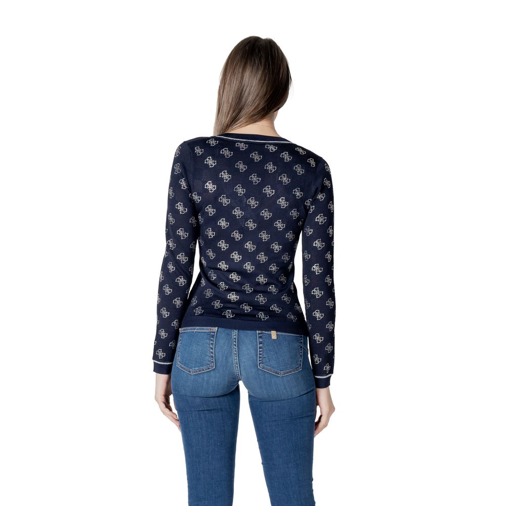 Guess Blauer Viskose-Pullover