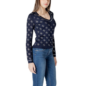 Guess Blauer Viskose-Pullover