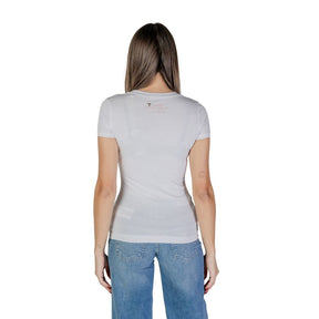 Guess T-Shirt aus weißer Baumwolle