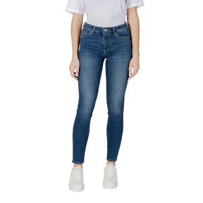 Armani Exchange Blaue Baumwoll-Skinny-Jeans