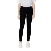 Armani Exchange Schwarze Baumwoll-Skinny-Jeans