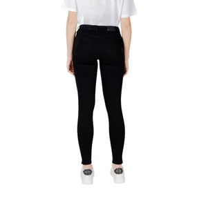 Armani Exchange Schwarze Baumwoll-Skinny-Jeans