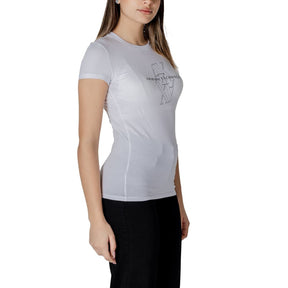 Armani Exchange T-Shirt aus weißer Baumwolle