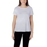 Armani Exchange T-Shirt aus weißer Baumwolle