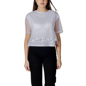 Armani Exchange T-Shirt aus weißer Baumwolle