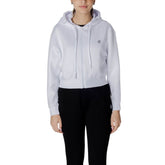 Armani Exchange Weißer Baumwoll-Kapuzenpulli