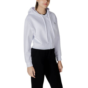 Armani Exchange Weißer Baumwoll-Kapuzenpulli