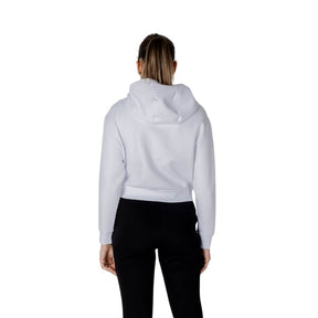Armani Exchange Weißer Baumwoll-Kapuzenpulli
