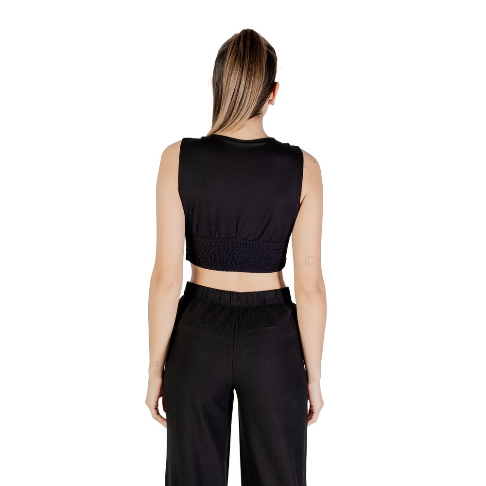 Only Schwarzes Viskose-Top