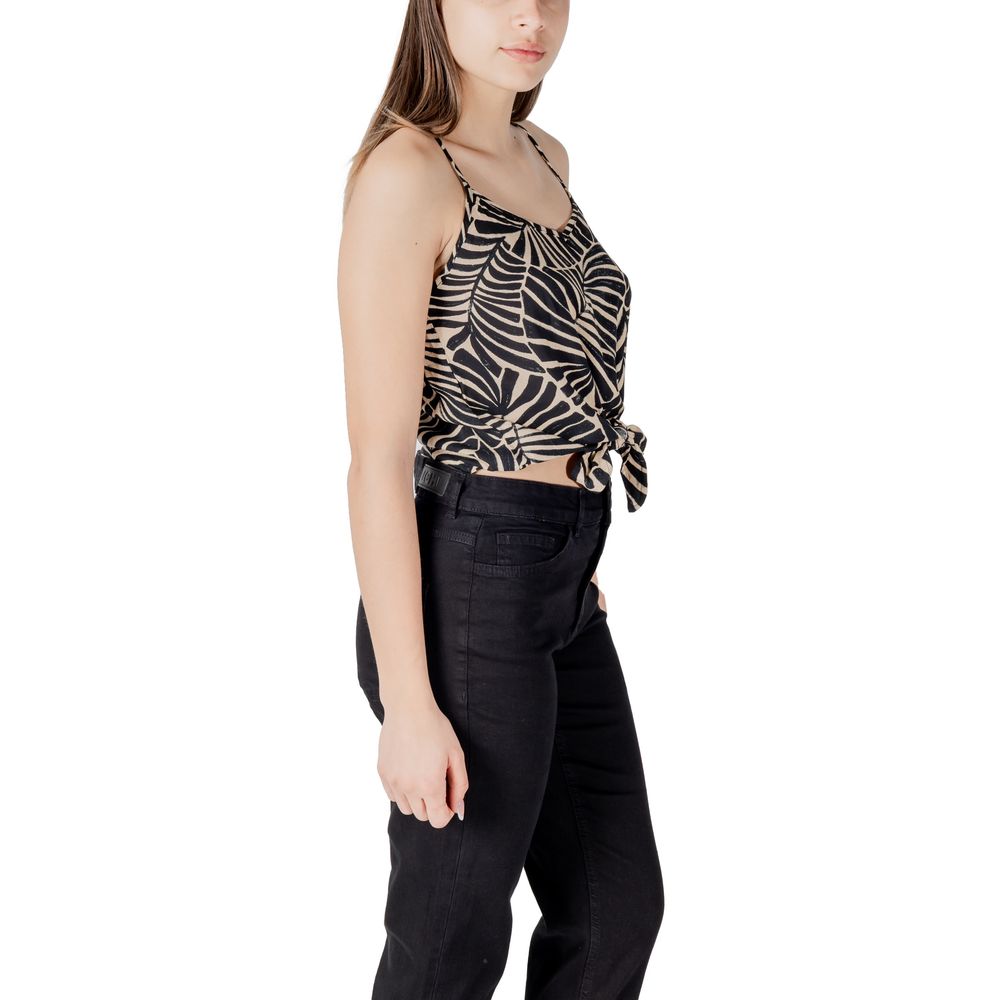 Only Schwarzes Viskose-Tank-Top