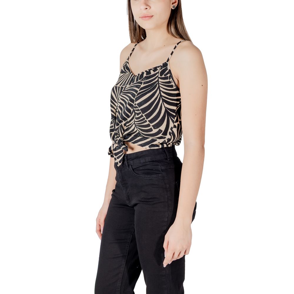 Only Schwarzes Viskose-Tank-Top