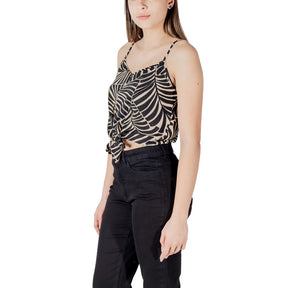 Only Schwarzes Viskose-Tank-Top