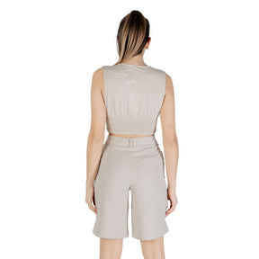 Only Beigefarbenes Viskose-Top