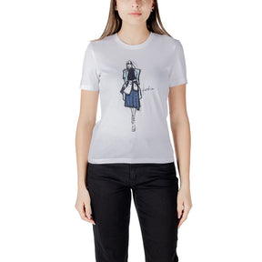 Only Weißes T-Shirt aus Bio-Baumwolle