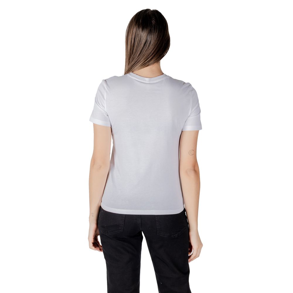 Only Weißes T-Shirt aus Bio-Baumwolle