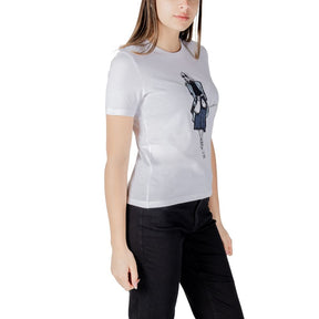 Only Weißes T-Shirt aus Bio-Baumwolle