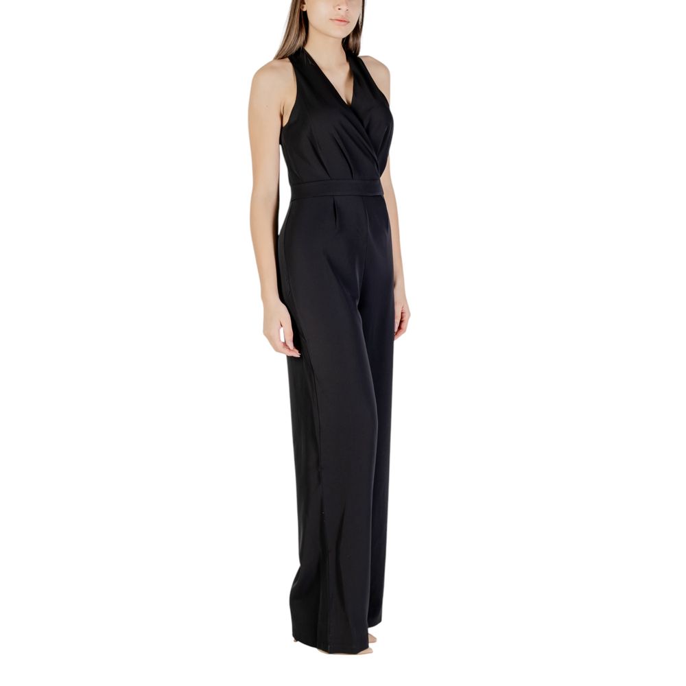 Only Schwarzer Jumpsuit aus recyceltem Polyester