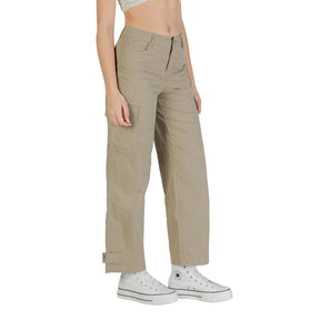 Only Beige Baumwollhose