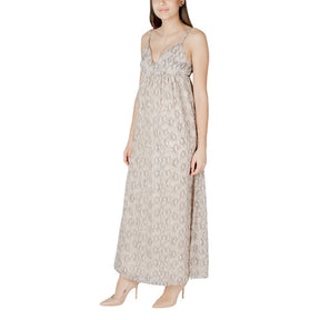 Only Beige Recyceltes Polyester Lang