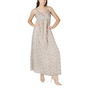Only Beige Recyceltes Polyester Lang