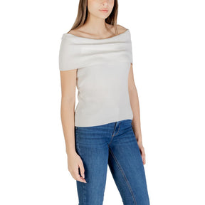 Only Weißer Polyester-Pullover