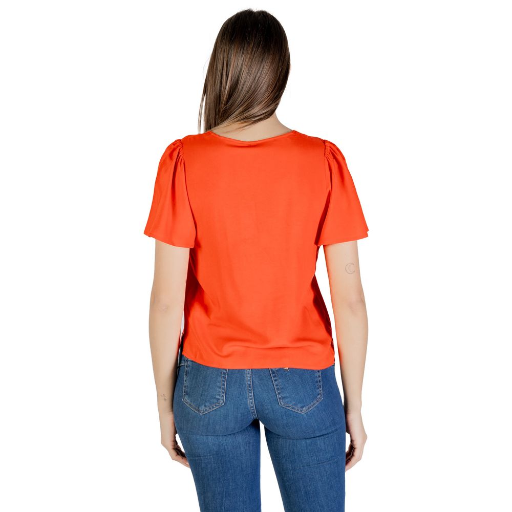 Vero Moda Rote Viskosebluse